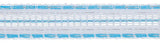 Ruban anti-effrayant Ako Platinumline 125 mm blanc bleu 200m