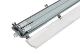 Salle lumineuse fluorescente étanche avec 2 tubes fluorescents LED 157cm