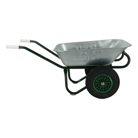 Fort products brouette 90l galvanisée 2 roues 1