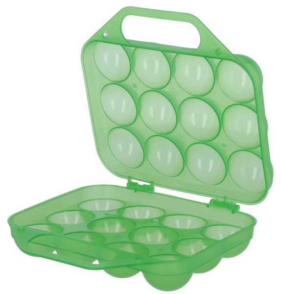 Kerbl products coquetier en plastique pour 12 oeufs vert