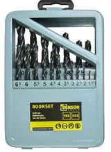 Coffret de forets à cassette en acier HSS 19 pièces
