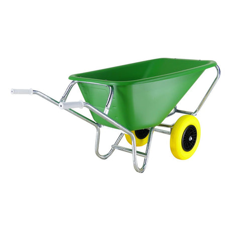 Fort products brouette f s 165l conteneur HDPE vert 2 roues ne fuit plus jamais