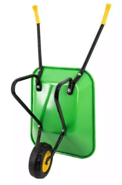 MM products brouette pour enfants conteneur en métal vert
