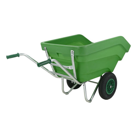 Fort products brouette basculante f s 300l vert 2 roues pneumatiques