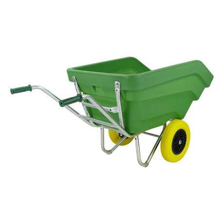 Fort products brouette basculante f s 300l vert 2 nml roue