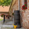 Roto products tonneau de pluie slim aspect bois marron plus robinet 150l