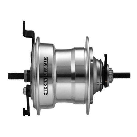 Sturmeyarcher Gear Hub Sturmey Archer Rxl-Rd5 Rotary 5 Vitesse pour le frein tambour 90 mm incl. Verleller et accessoires