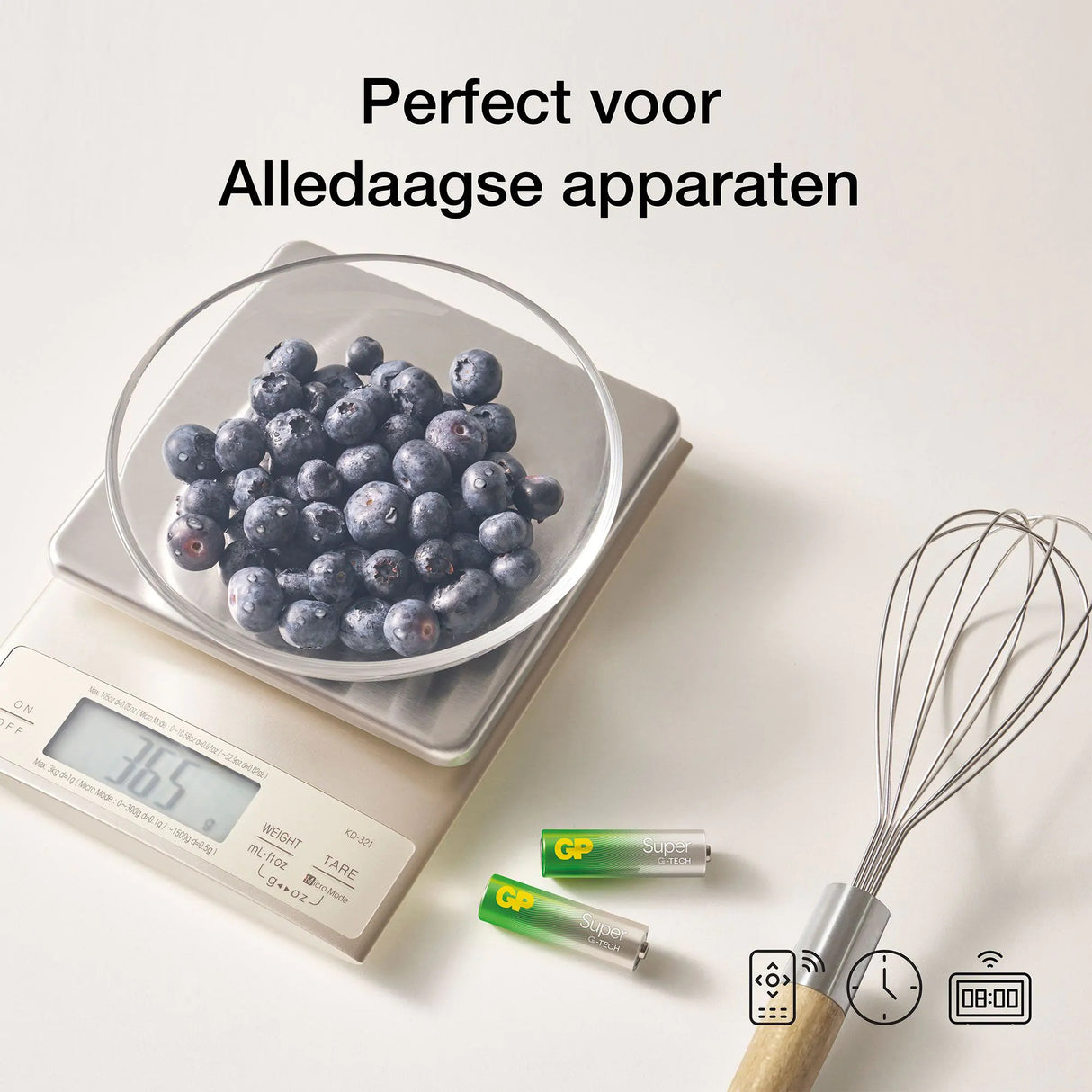Piles AA super alcalines GP, paquet de 4