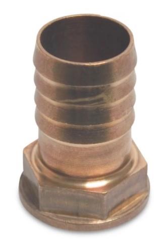 Tuyau cannelé laiton 1.1 4x32mm filetage femelle