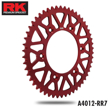 Plateau Rk 520 50z alu rouge anodisé. auto-cl