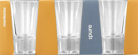 Montana verre à shot pur 3 pièces 40ml