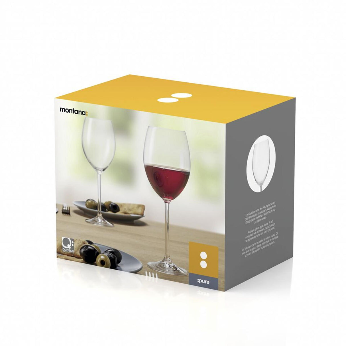 Verre à vin rouge pur Montana 6pcs 390ml