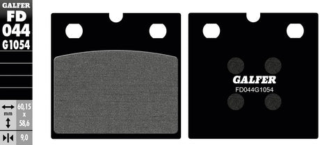 Galfer plaquettes de frein fd044 plaquette de frein fd044 g1054 organique