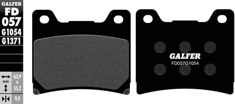 Galfer plaquettes de frein fd057 plaquette de frein fd057 g1054 organique