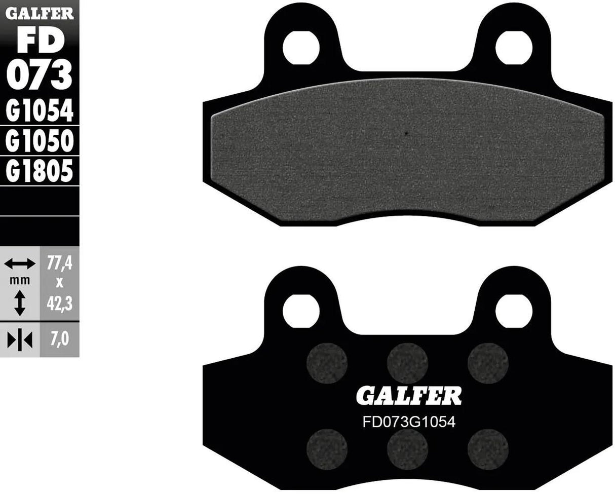 Galfer plaquettes de frein fd073 plaquette de frein fd 073 g1054 organique