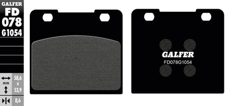 Galfer plaquettes de frein fd078 plaquette de frein fd078 g1054 organique