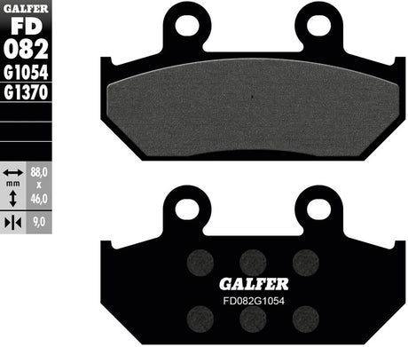 Galfer plaquettes de frein fd082 plaquette de frein fd082 g1054 organique