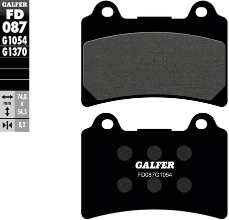 Galfer plaquettes de frein fd087 plaquette de frein fd087 g1054 organique