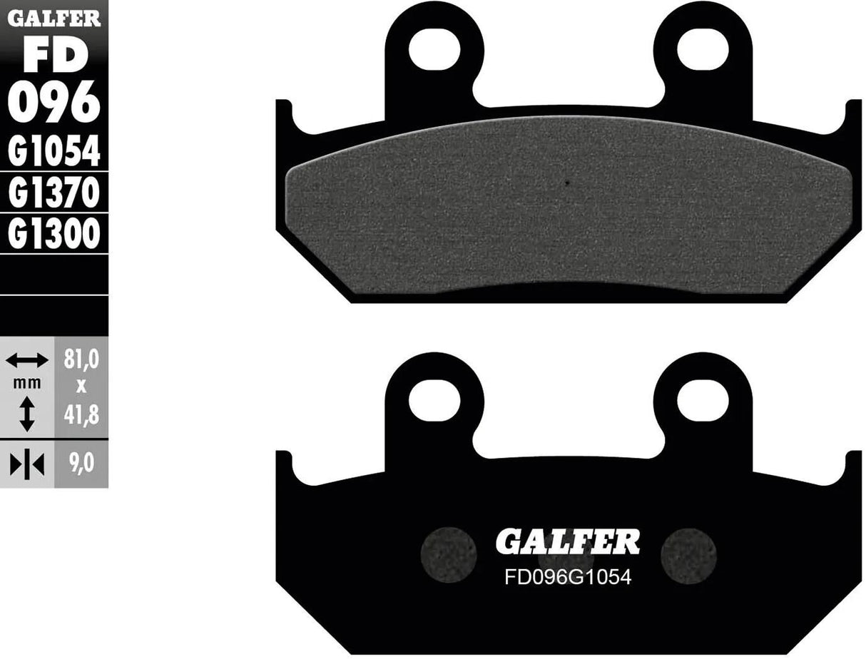 Galfer plaquettes de frein fd096 plaquette de frein fd096 g1054 organique