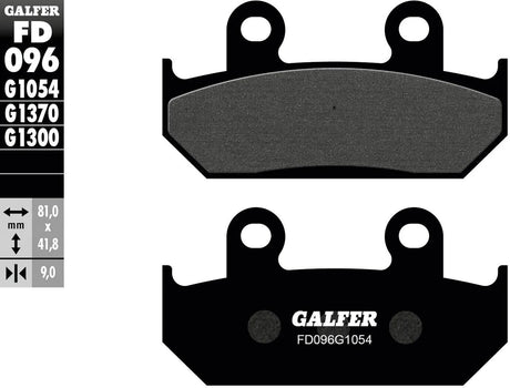 Galfer plaquettes de frein fd096 plaquette de frein fd096 g1054 organique