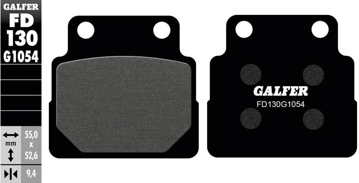Galfer plaquettes de frein fd130 plaquette de frein fd130 g1054 organique