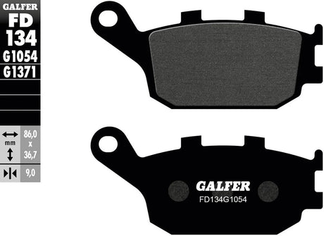 Galfer plaquettes de frein fd134 plaquette de frein fd134 g1054 organique