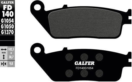 Galfer plaquettes de frein fd140 plaquette de frein fd140 g1054 organique