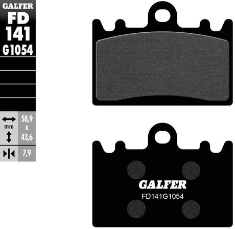 Galfer plaquettes de frein fd141 plaquette de frein fd141 g1054 organique