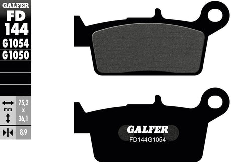 Galfer plaquettes de frein fd144 plaquette de frein fd144 g1054 organique