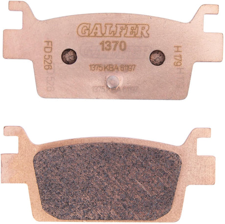 Galfer plaquettes de frein fd526 plaquette de frein fd526 g1370 métal fritté