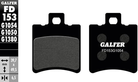 Galfer plaquettes de frein fd153 plaquette de frein fd153 g1054 organique