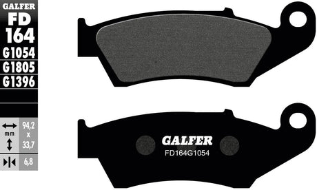 Galfer plaquettes de frein fd164 plaquette de frein fd164 g1054 organique