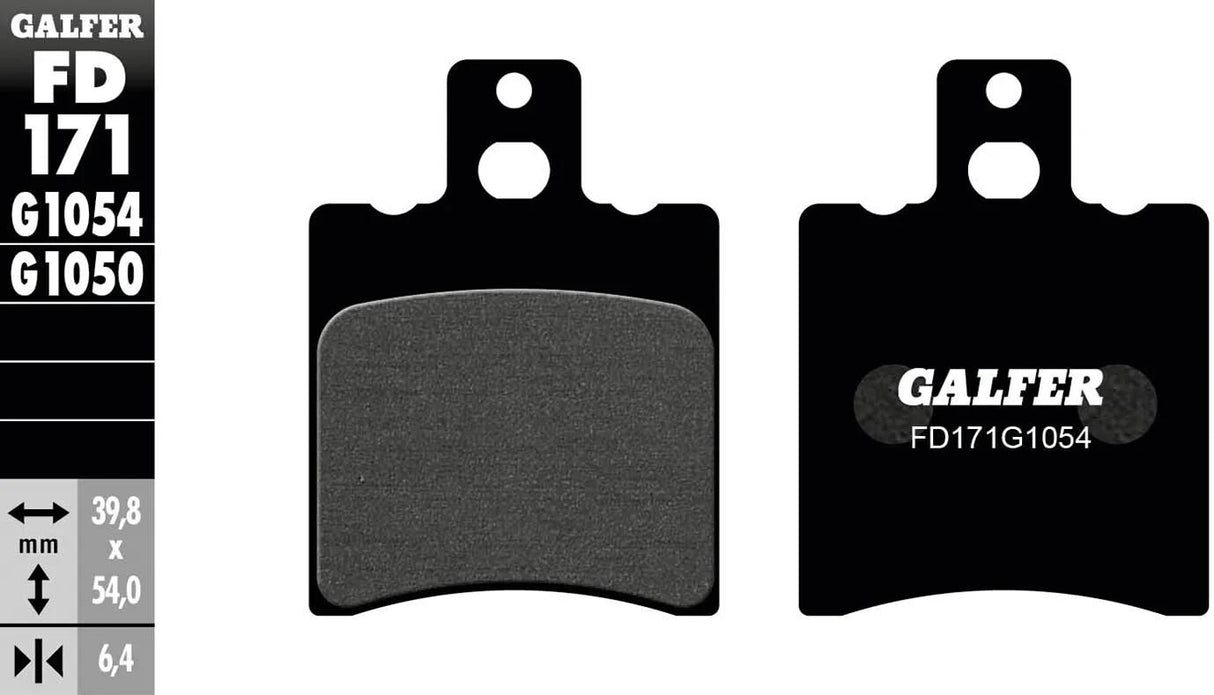 Galfer plaquettes de frein fd171 plaquette de frein fd171 g1054 organique