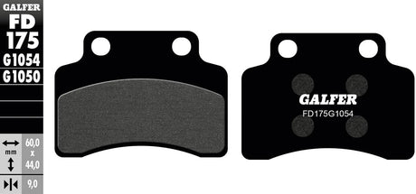 Galfer plaquettes de frein fd205 plaquette de frein fd175 g1054 organique