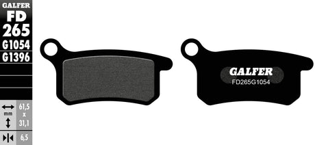Galfer plaquettes de frein fd265 plaquette de frein fd265 g1054 norme organique