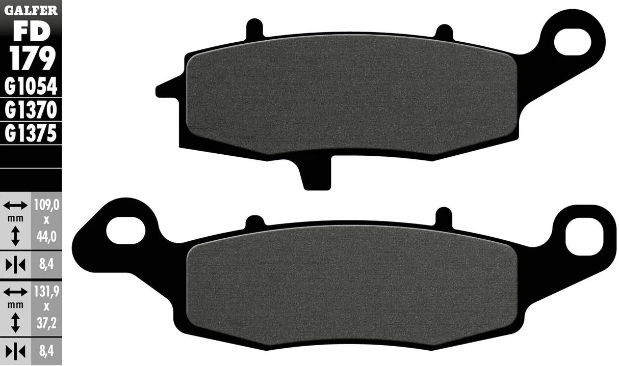 Galfer plaquettes de frein fd179 plaquette de frein fd179 g1054 organique