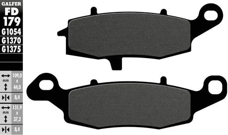 Galfer plaquettes de frein fd179 plaquette de frein fd179 g1054 organique