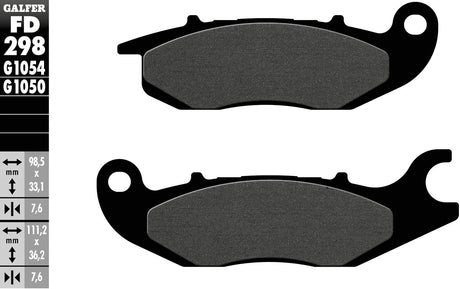 Plaquettes de frein Galfer FD298 plaquette de frein FD298 G1054 norme organique