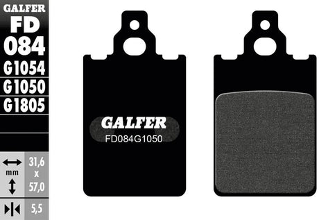 Galfer plaquettes de frein fd084 plaquette de frein fd084 g1050 organique