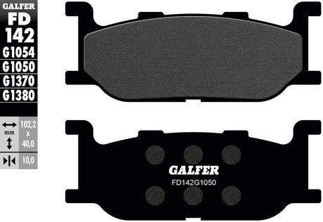 Galfer plaquettes de frein fd142 plaquette de frein fd142 g1050 organique