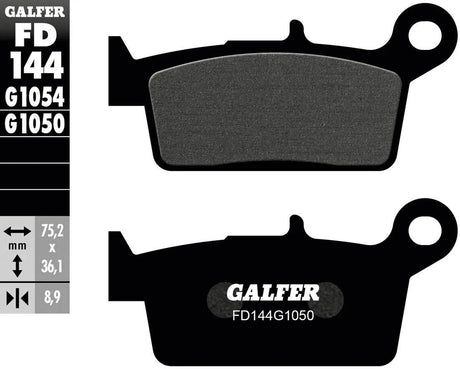 Galfer plaquettes de frein fd144 plaquette de frein fd144 g1050 organique