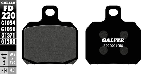 Galfer plaquettes de frein fd220 plaquette de frein fd220 g1050 scooter organique