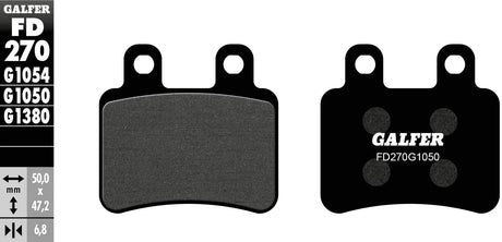 Galfer brake pads fd270 brake pad fd270 g1050 organic scooter