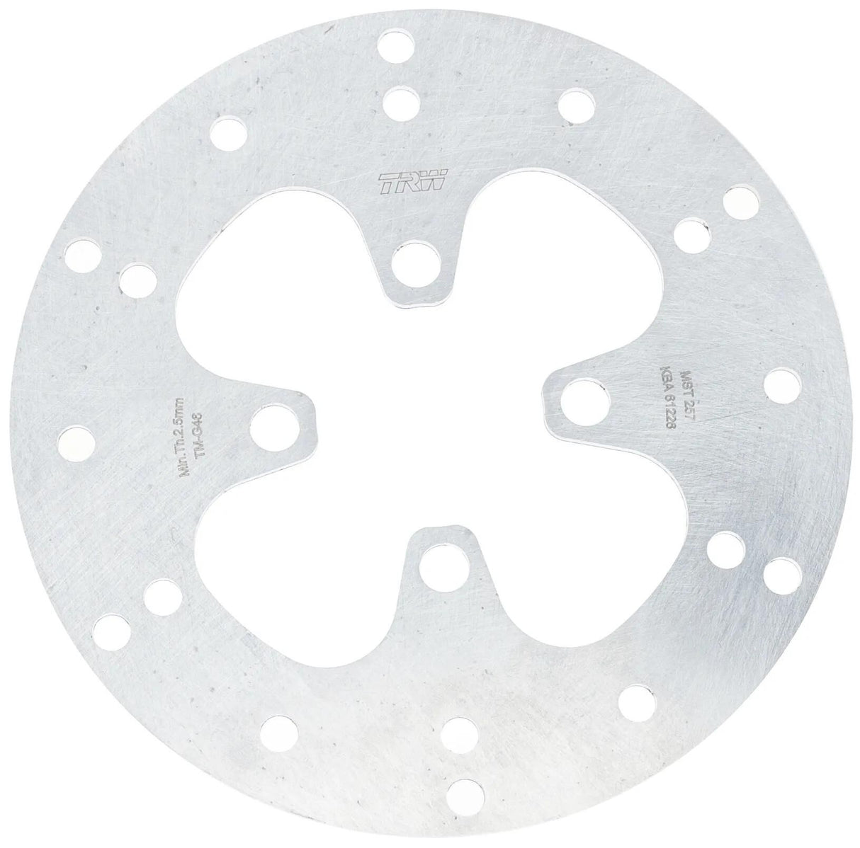 TRW -Disque de frein Lucas MST257 rotor MST257 rigide