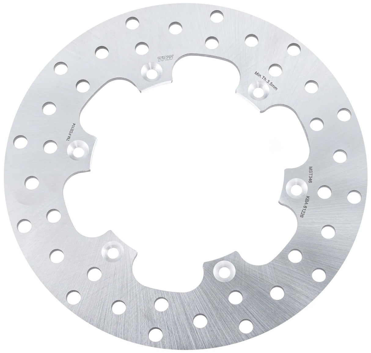 TRW -Disque de frein Lucas MST346 rotor MST346 rigide