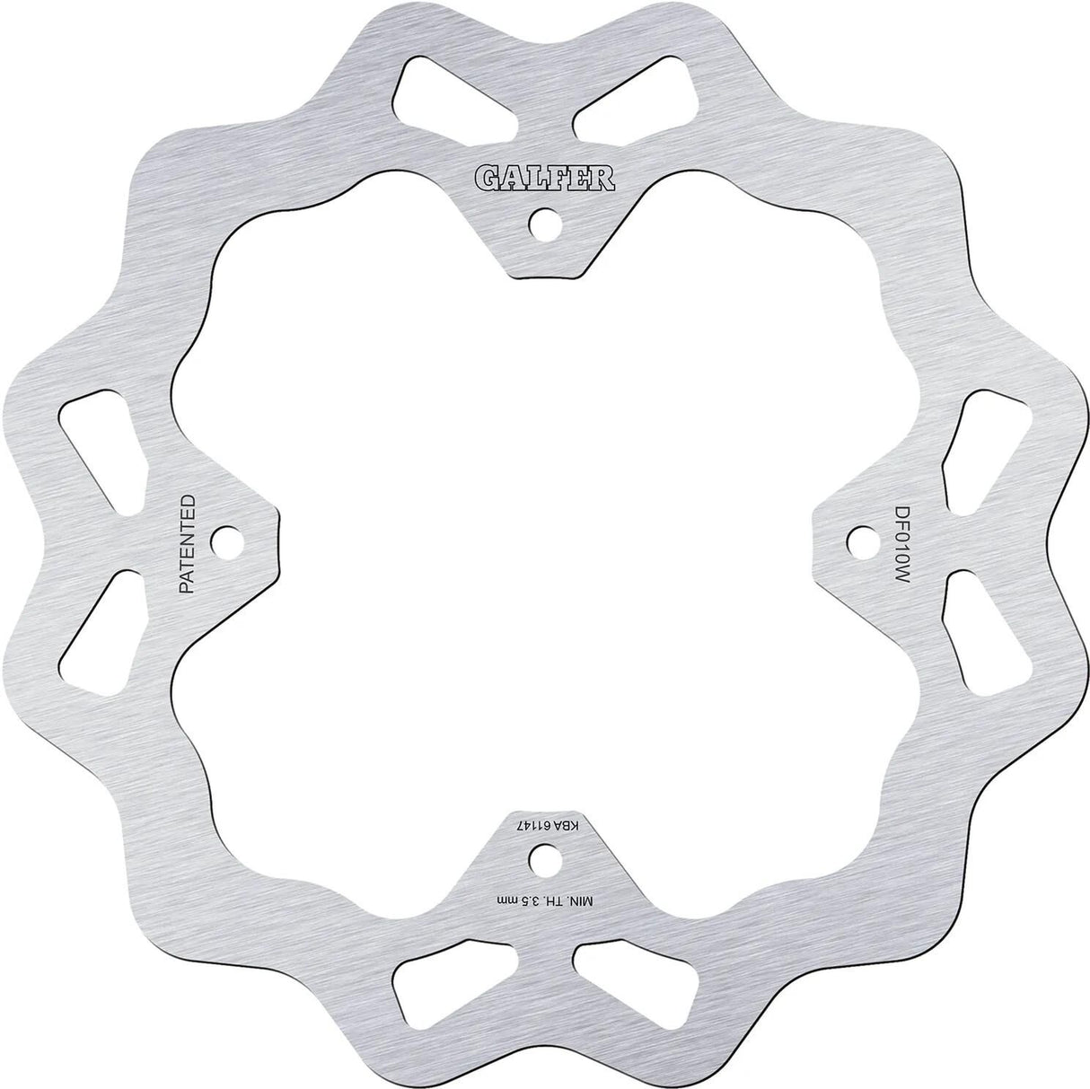 Disque de frein Galfer wave df010 rotor df010 type w rigide