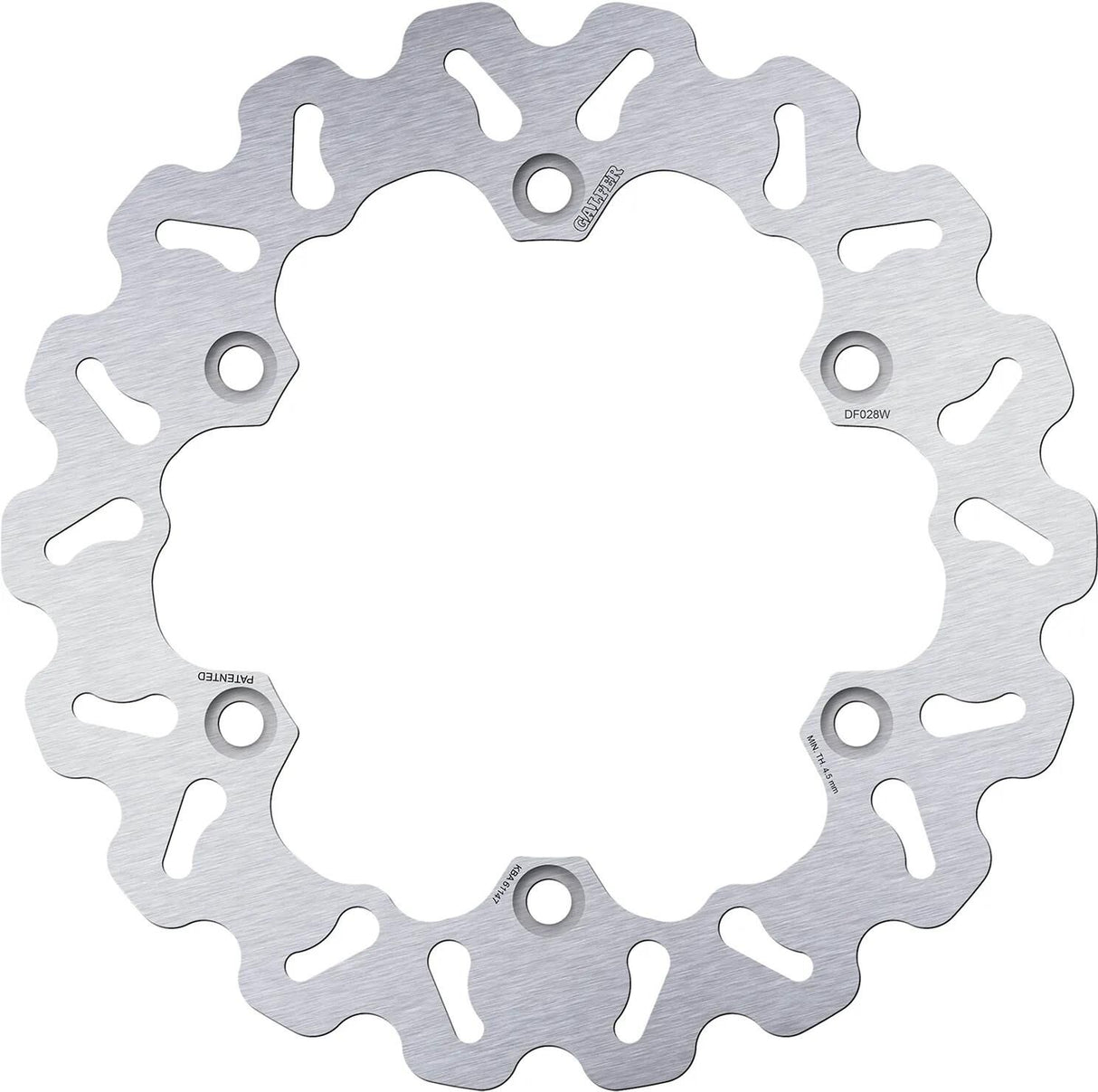 Disque de frein Galfer wave df028 rotor df028 type w rigide