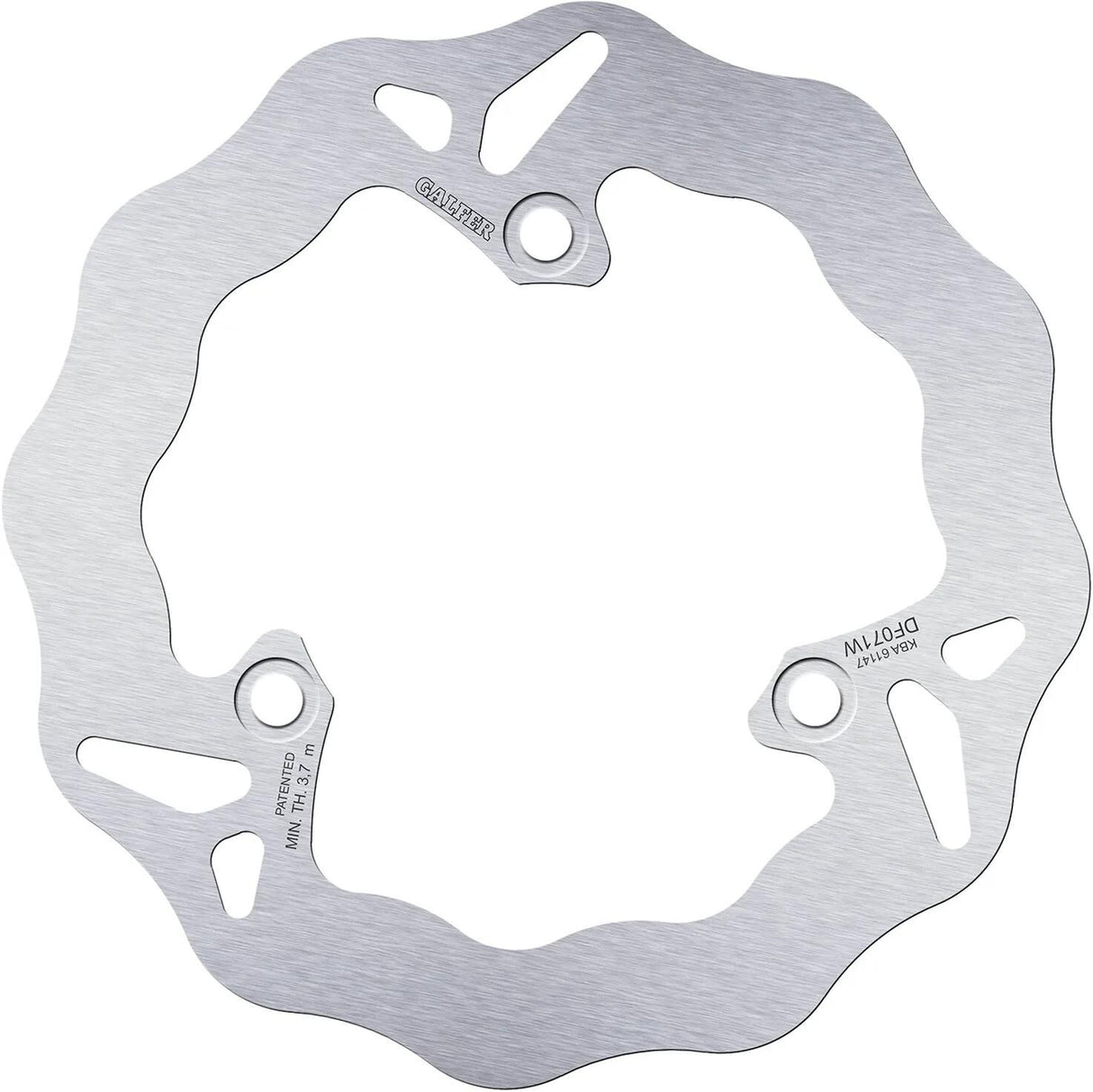 Galfer wave disque de frein df071 rotor df071 type w rigide