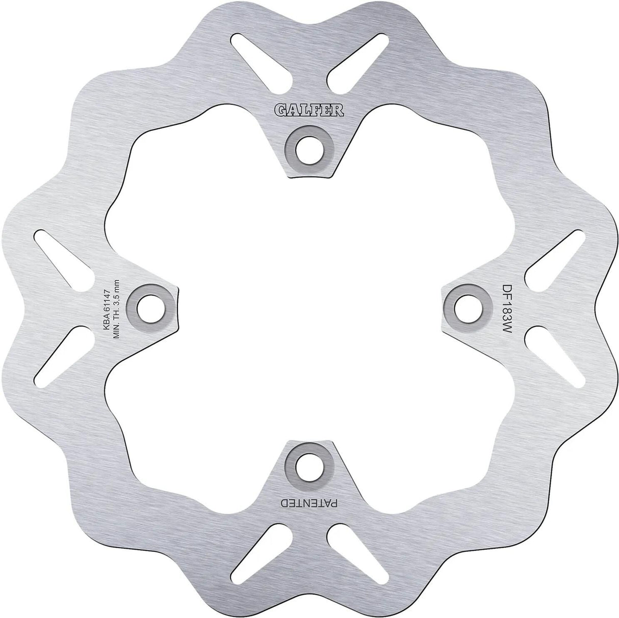 Disque de frein Galfer wave df183 rotor df183 type w rigide