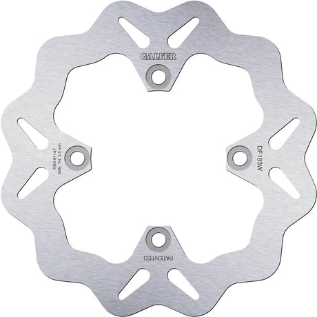 Disque de frein Galfer wave df183 rotor df183 type w rigide